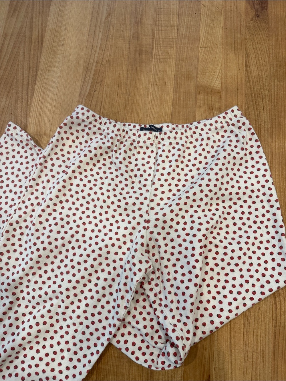 Brandy Melville strawberry knit pants